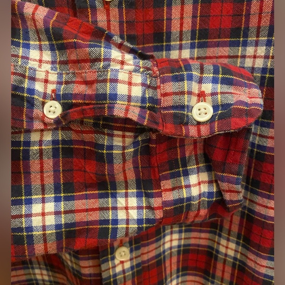 Ralph Lauren Polo Men’s Long Sleeve Plaid Shirt Classic Fit Authentic - Picture 6 of 13